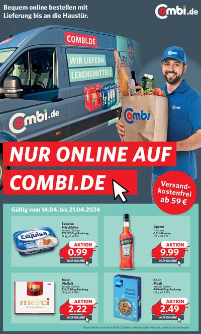 Combi Markt Katalog in Dülmen | NUR AUF COMBI.DE | 13.4.2024 - 21.4.2024