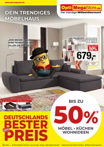 Angebote von Möbelhäuser in Uelzen | Deutschlands Bester Preis in Opti Wohnwelt | 14.4.2024 - 25.4.2024