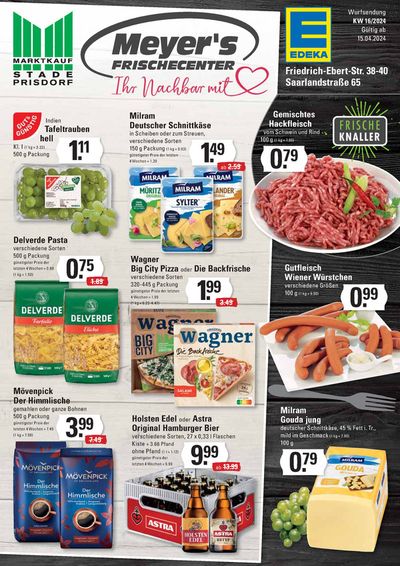 Angebote von Supermärkte in Elmshorn | Marktkauf Stade & Prisdorf in Meyer's Frischemarkt | 14.4.2024 - 28.4.2024