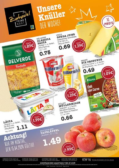 Angebote von Supermärkte in Gladbeck | Wochenangebote EDEKA Bottrop in Edeka Zurheide | 14.4.2024 - 28.4.2024