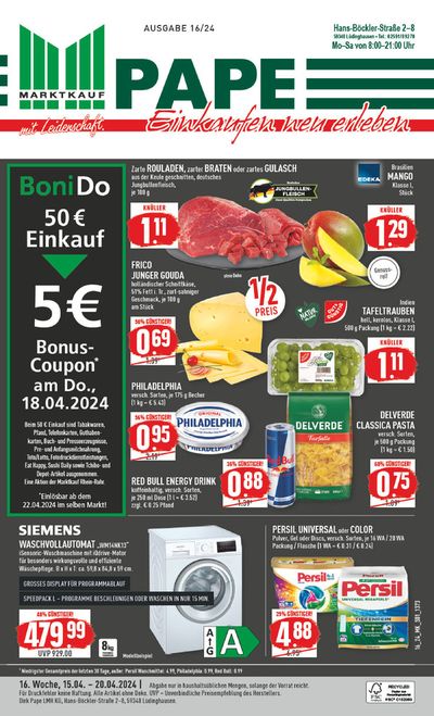 Marktkauf Katalog in Lüdinghausen | Aktueller Prospekt | 14.4.2024 - 28.4.2024