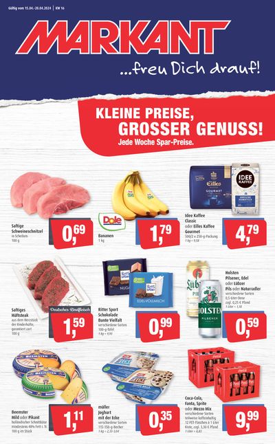 Angebote von Supermärkte in Norderstedt | Markant flugblatt in Markant | 14.4.2024 - 28.4.2024