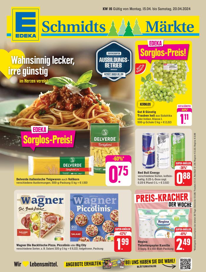 Schmidt's Märkte Katalog in Herrischried | Schmidt's Märkte flugblatt | 14.4.2024 - 28.4.2024