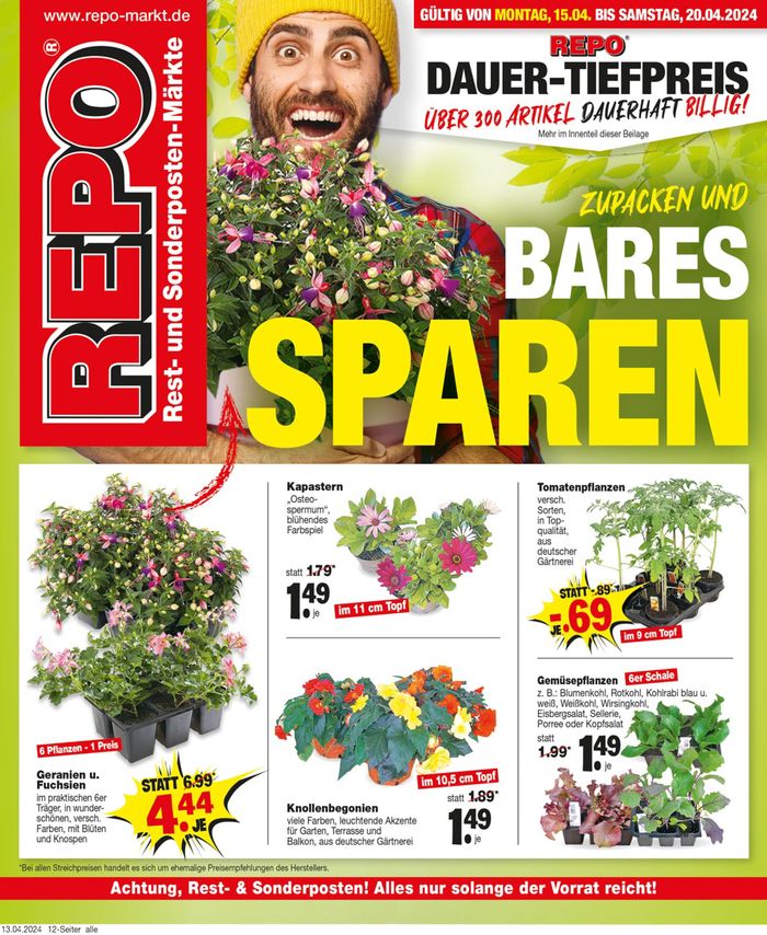 Repo Markt Katalog in Hirschberg (Saale-Orla-Kreis) | Repo Markt katalog | 14.4.2024 - 28.4.2024