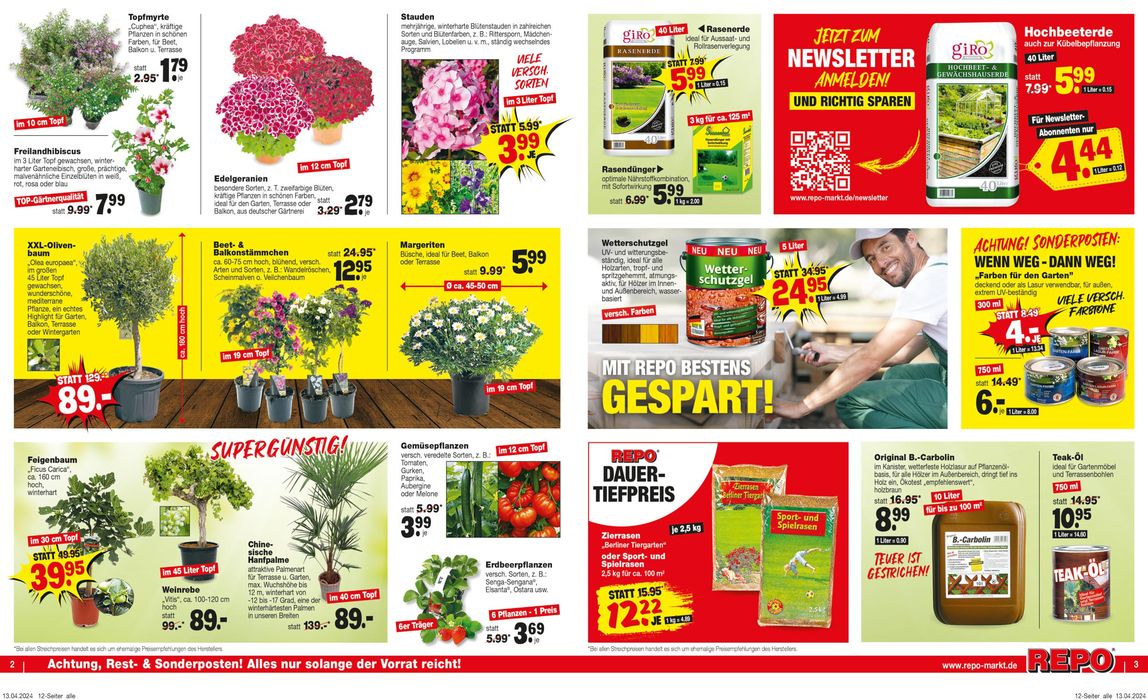 Repo Markt Katalog in Massen-Niederlausitz | Repo Markt katalog | 14.4.2024 - 28.4.2024