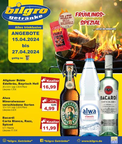 Angebote von Supermärkte in Heilbronn | Bilgro flugblatt in Bilgro | 15.4.2024 - 27.4.2024