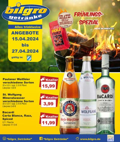 Angebote von Supermärkte in Karlsfeld | Bilgro flugblatt in Bilgro | 15.4.2024 - 27.4.2024