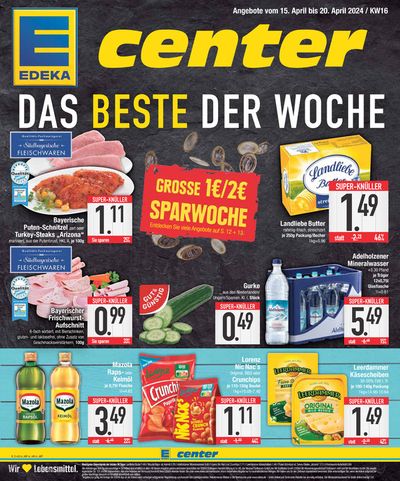 Angebote von Supermärkte in Ingolstadt | Edeka flugblatt in EDEKA | 14.4.2024 - 20.4.2024