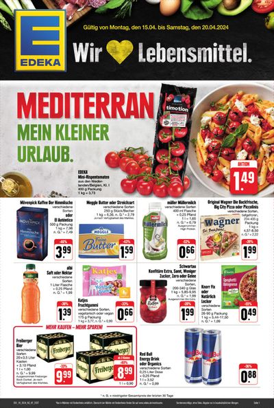 Angebote von Supermärkte in Dresden | Edeka flugblatt in EDEKA | 14.4.2024 - 20.4.2024