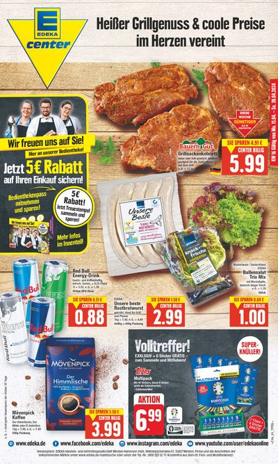 Angebote von Supermärkte in Eisenhüttenstadt | Edeka flugblatt in EDEKA | 14.4.2024 - 20.4.2024