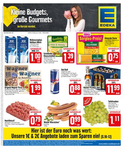 Angebote von Supermärkte in Augsburg | Edeka flugblatt in EDEKA | 14.4.2024 - 20.4.2024