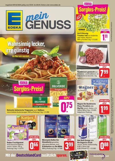 Angebote von Supermärkte in Heilbronn | Edeka flugblatt in EDEKA | 14.4.2024 - 20.4.2024