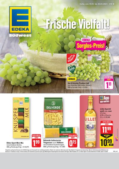 Angebote von Supermärkte in Mannheim | Edeka flugblatt in EDEKA | 14.4.2024 - 20.4.2024