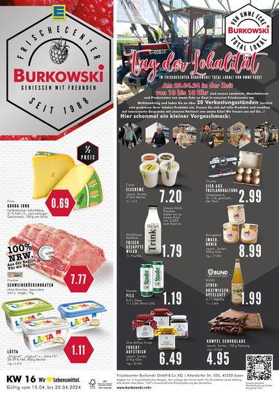 Angebote von Supermärkte in Bochum | Edeka flugblatt in EDEKA | 14.4.2024 - 20.4.2024