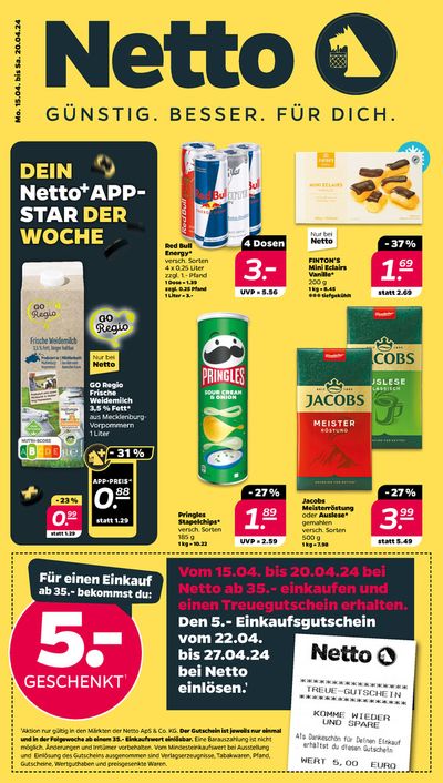 Netto Katalog in Rostock | Netto flugblatt | 14.4.2024 - 20.4.2024