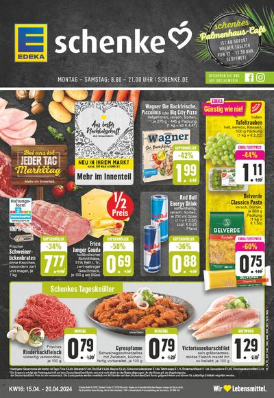 Angebote von Supermärkte in Rheda-Wiedenbrück | Edeka flugblatt in EDEKA | 14.4.2024 - 20.4.2024