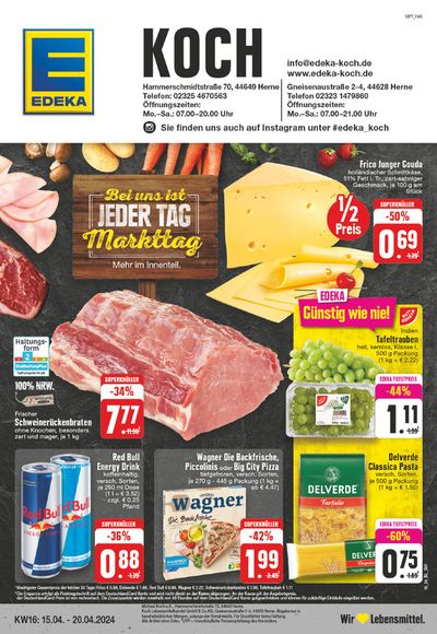 Angebote von Supermärkte in Herne | Edeka flugblatt in EDEKA | 14.4.2024 - 20.4.2024