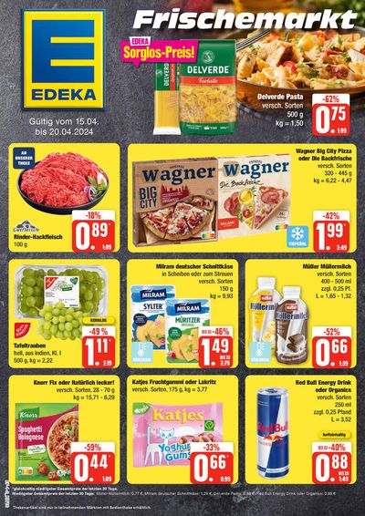 Angebote von Supermärkte in Kiel | Edeka flugblatt in EDEKA | 14.4.2024 - 20.4.2024