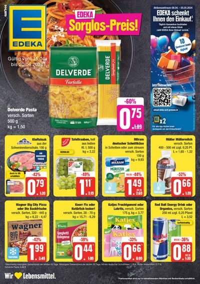 Angebote von Supermärkte in Elmshorn | Edeka flugblatt in EDEKA | 14.4.2024 - 20.4.2024