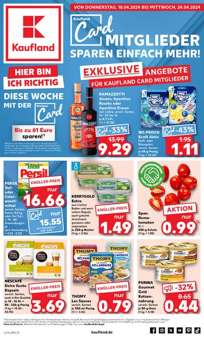Angebote von Supermärkte in Dessau-Roßlau | Angebote Kaufland in Kaufland | 18.4.2024 - 24.4.2024