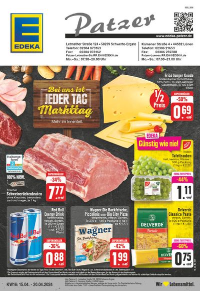 Angebote von Supermärkte in Lünen | Edeka flugblatt in EDEKA | 14.4.2024 - 20.4.2024