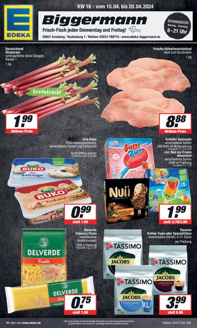 Angebote von Supermärkte in Arnsberg | Edeka flugblatt in EDEKA | 14.4.2024 - 20.4.2024