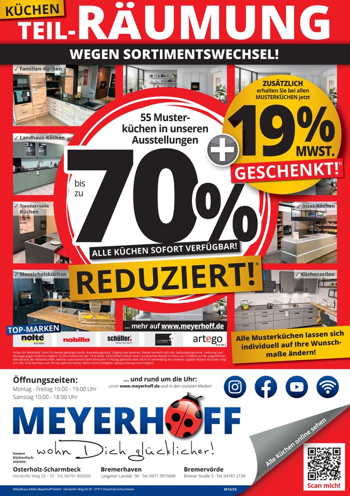 Möbel Meyerhoff Katalog in Bremerhaven | BESTER PREIS | 17.4.2024 - 20.4.2024