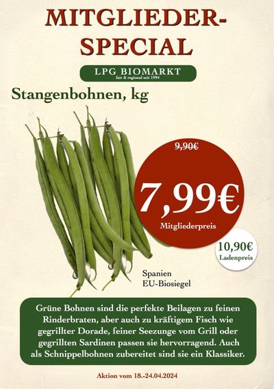 LPG Biomarkt Katalog in Berlin | Mitgliederspecial | 18.4.2024 - 2.5.2024