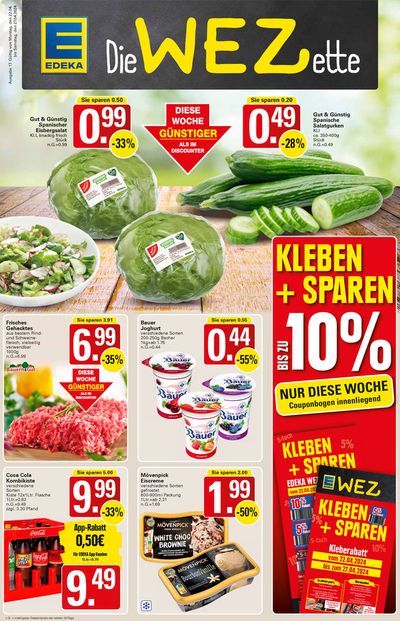 Angebote von Supermärkte in Bad Oeynhausen | wez flugblatt in wez | 18.4.2024 - 2.5.2024