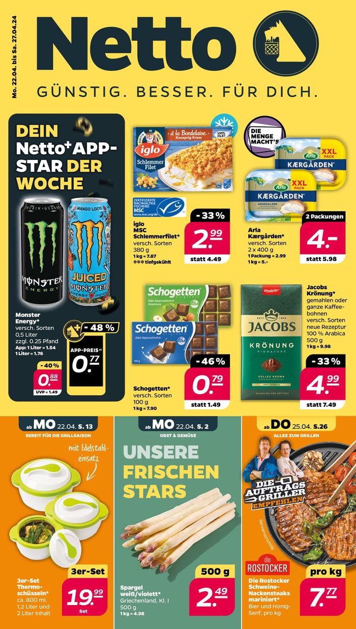 Netto Katalog in Neumünster | Netto flugblatt | 21.4.2024 - 27.4.2024