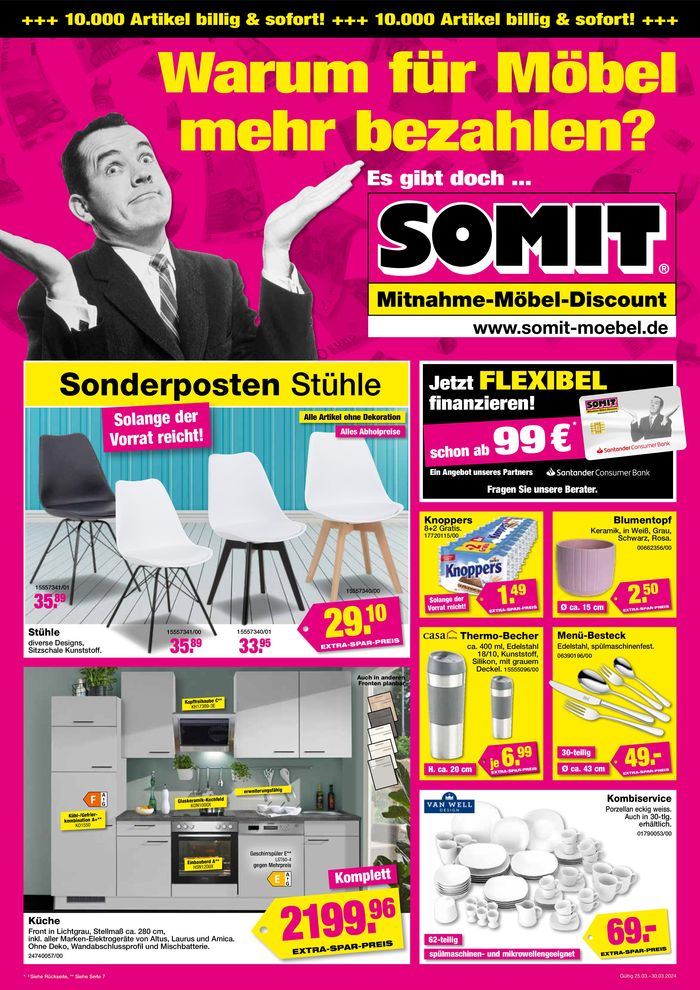 SOMIT Katalog in Marburg | Warum für Möbel mehr bezahlen? | 18.4.2024 - 27.4.2024