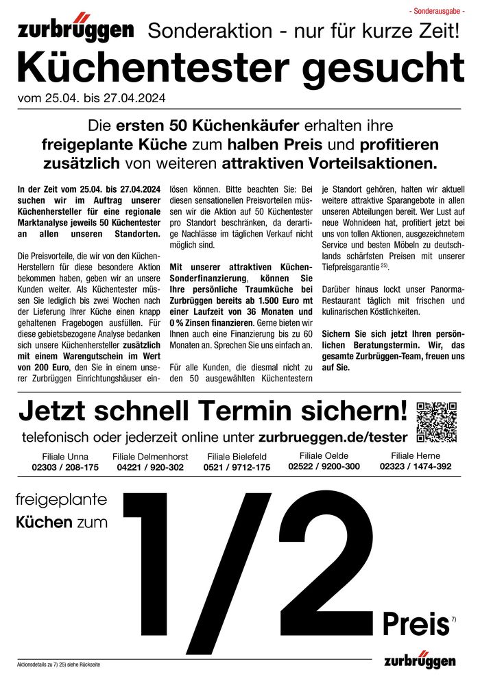 Zurbrüggen Katalog in Essen | Zurbrüggen flugblatt | 19.4.2024 - 27.4.2024