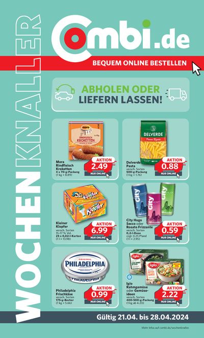 Angebote von Supermärkte in Hamm | NUR AUF COMBI.DE in Combi Markt | 20.4.2024 - 28.4.2024