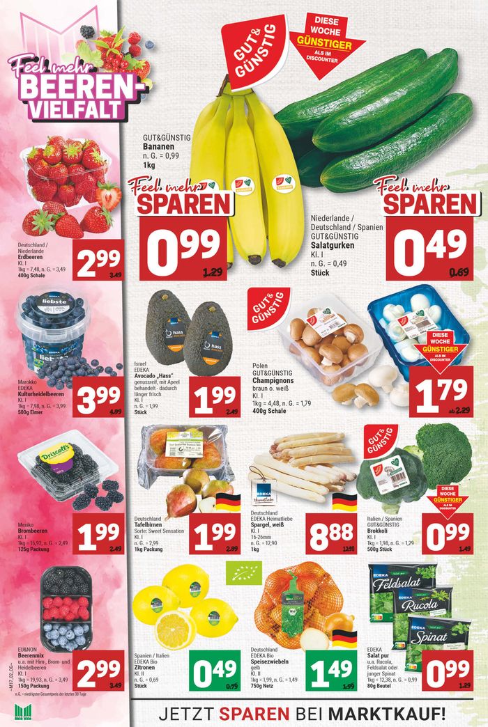 Marktkauf Katalog in Rinteln | Aktueller Prospekt | 21.4.2024 - 5.5.2024