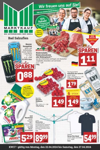 Marktkauf Katalog in Bad Salzuflen | Aktueller Prospekt | 21.4.2024 - 5.5.2024