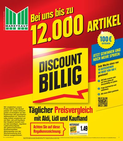 Angebote von Supermärkte in Röthenbach  an der Pegnitz | Aktueller Prospekt in Marktkauf | 22.4.2024 - 27.4.2024