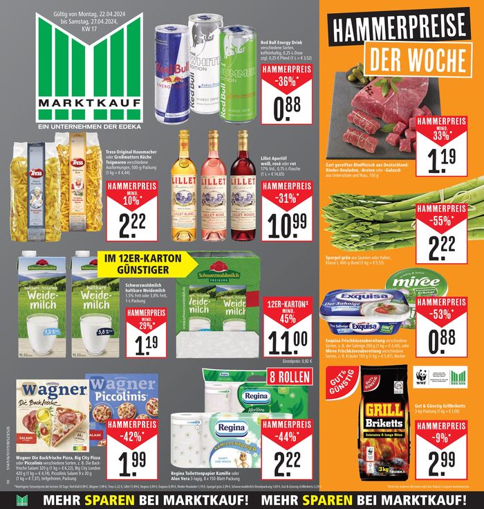 Marktkauf Katalog in Kirchheim am Neckar | Aktueller Prospekt | 21.4.2024 - 5.5.2024