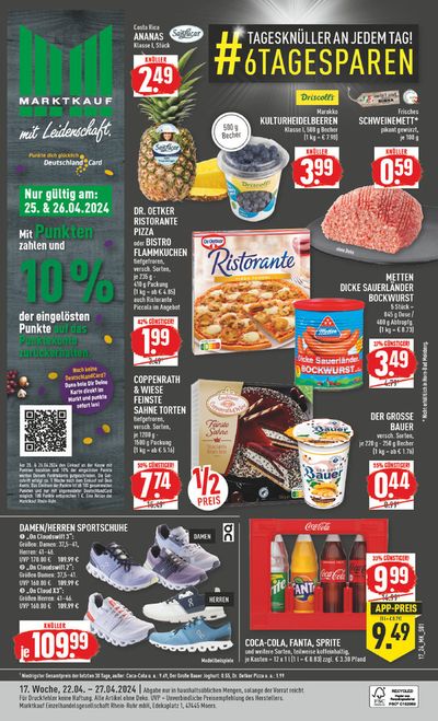 Angebote von Supermärkte in Sprockhövel | Aktueller Prospekt in Marktkauf | 21.4.2024 - 5.5.2024