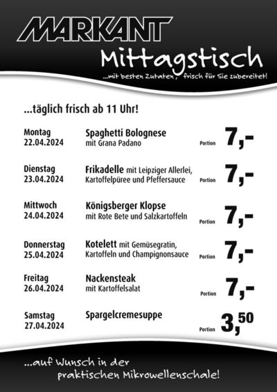 Markant Katalog in Neumünster | Markant flugblatt | 21.4.2024 - 5.5.2024