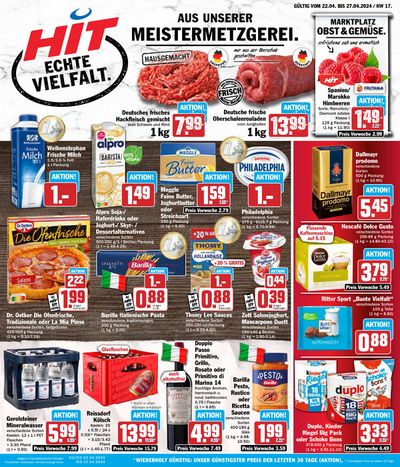 Angebote von Supermärkte in Aachen | Hit Markt KW 17/2024Siegburg in Hit Markt | 21.4.2024 - 5.5.2024