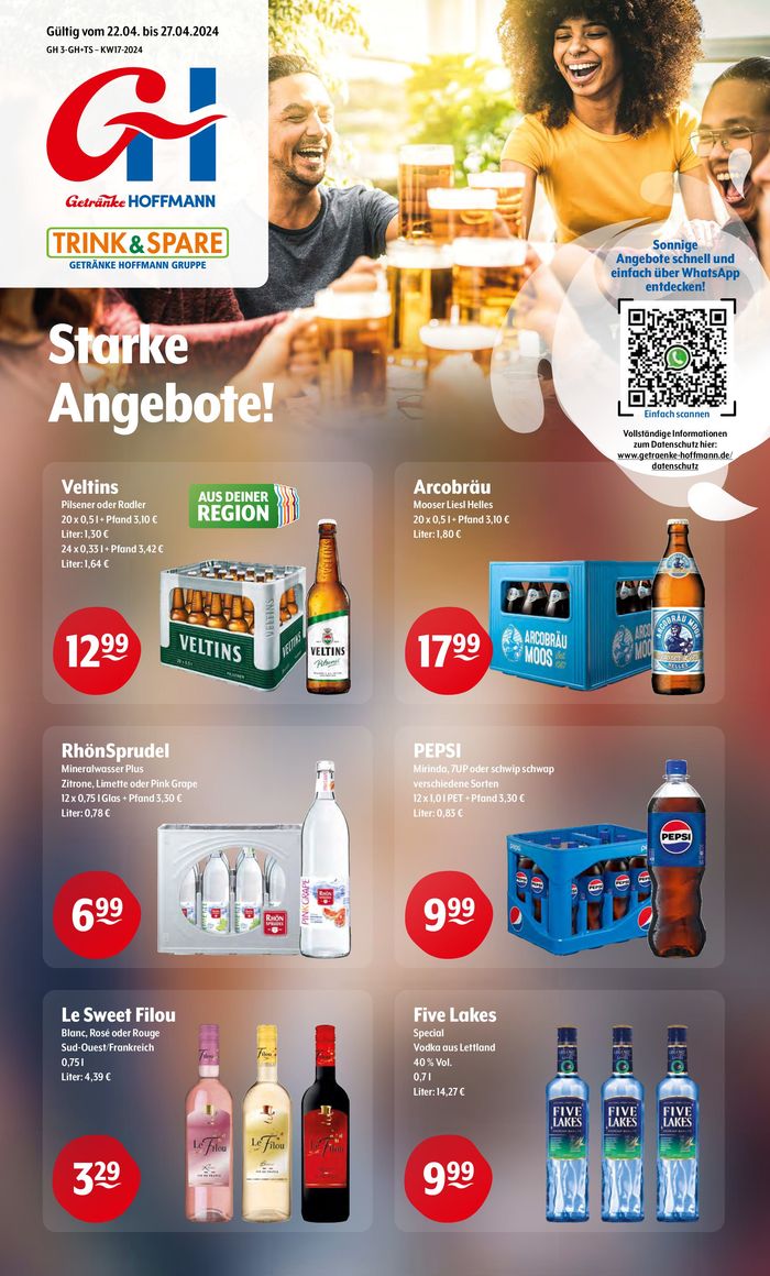 Trink und Spare Katalog in Ahlen | Trink und Spare flugblatt | 22.4.2024 - 27.4.2024