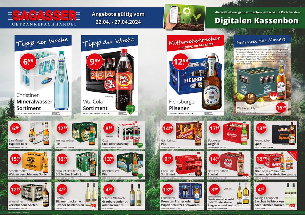 Sagasser Katalog in Meiningen | Unsere aktuellen Angebote auf einen Blick! | 22.4.2024 - 27.4.2024