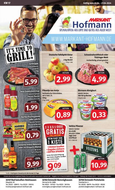 Angebote von Supermärkte in Leopoldshöhe | Der Markt für gutes Essen und Trinken. in Markant Markt | 21.4.2024 - 27.4.2024