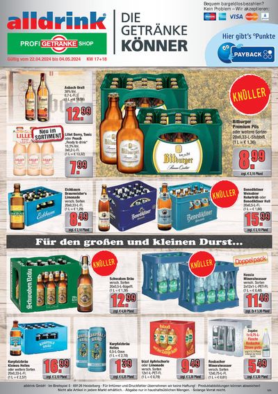 alldrink Katalog in Mainz | alldrink flugblatt | 21.4.2024 - 4.5.2024