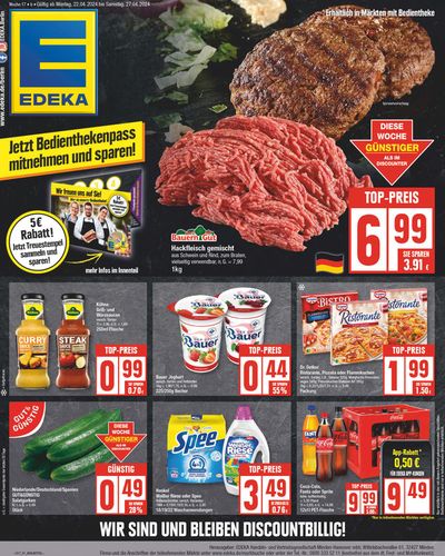 Angebote von Supermärkte in Hennigsdorf | Edeka flugblatt in EDEKA | 21.4.2024 - 27.4.2024