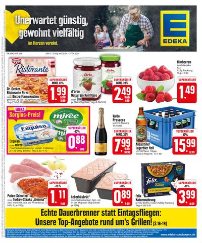 Angebote von Supermärkte in Vaterstetten | Edeka flugblatt in EDEKA | 21.4.2024 - 27.4.2024