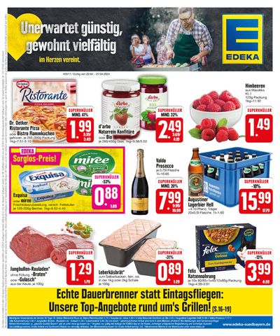 Angebote von Supermärkte in Regensburg | Edeka flugblatt in EDEKA | 21.4.2024 - 27.4.2024
