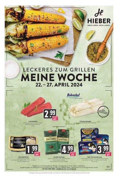 Angebote von Supermärkte in Wehr (Waldshut) | Edeka flugblatt in EDEKA | 21.4.2024 - 27.4.2024