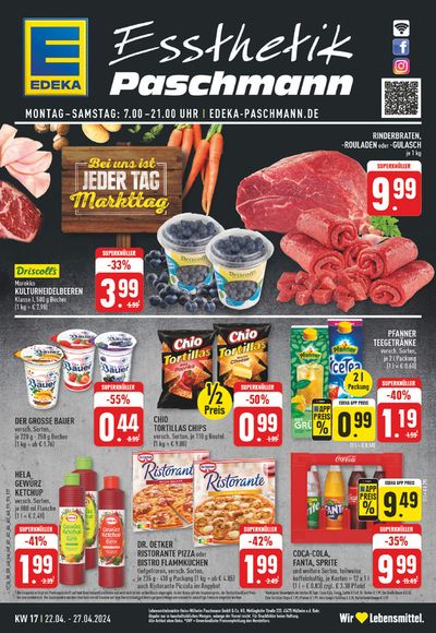 Angebote von Supermärkte in Mülheim an der Ruhr | Edeka flugblatt in EDEKA | 21.4.2024 - 27.4.2024
