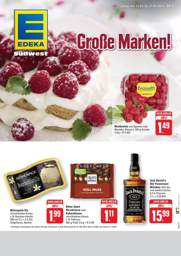 EDEKA Katalog in Mannheim | Edeka flugblatt | 21.4.2024 - 27.4.2024